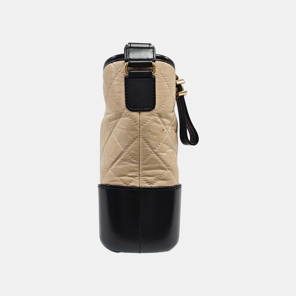 GABRIELLE Medium Quilted Calfskin Pink