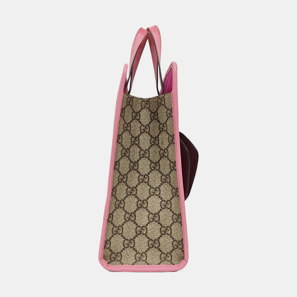 Children’s GG Bucket Monogram Coated Canvas Beige