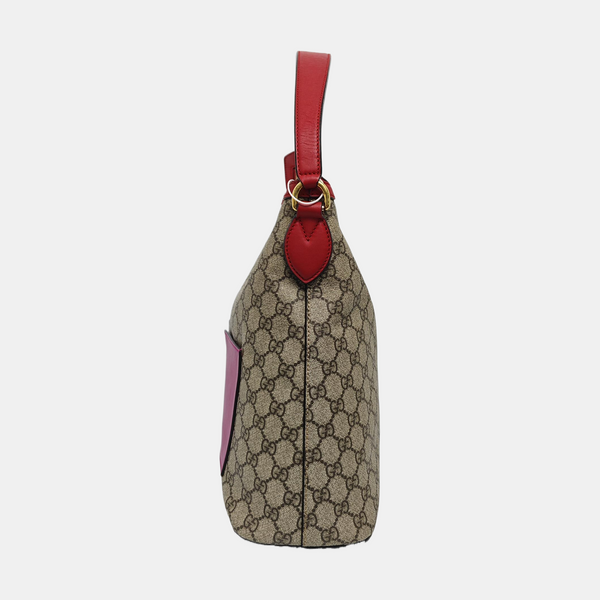 Monogram Coated Canvas Shoulder Bag Beige