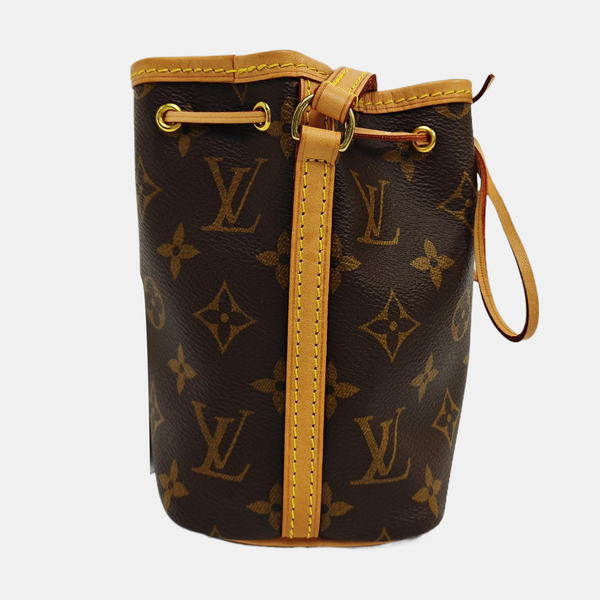 NÉONOÉ Nano Monogram Coated Canvas Brown