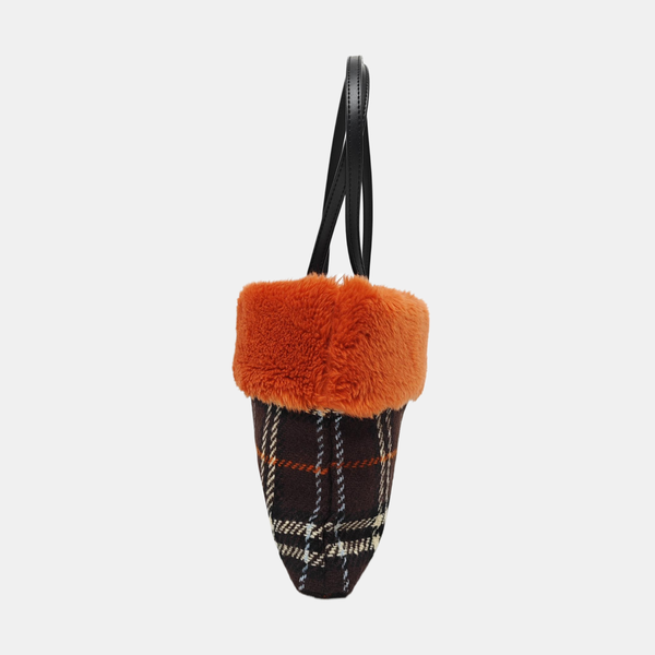 Fabric Top Handle Bag Multicolor