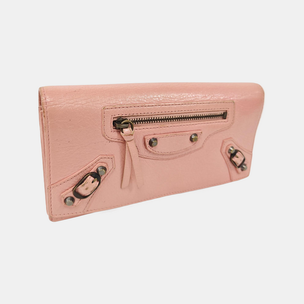 Classic City Lambskin Pink Wallet