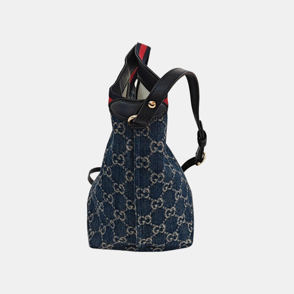 Giglio Small Monogram Canvas Blue
