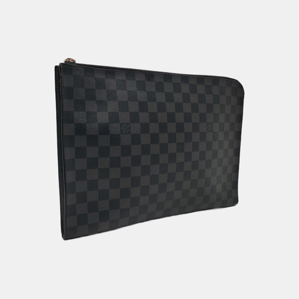 JOUR GM Damier Graphite Coated Canvas Gray