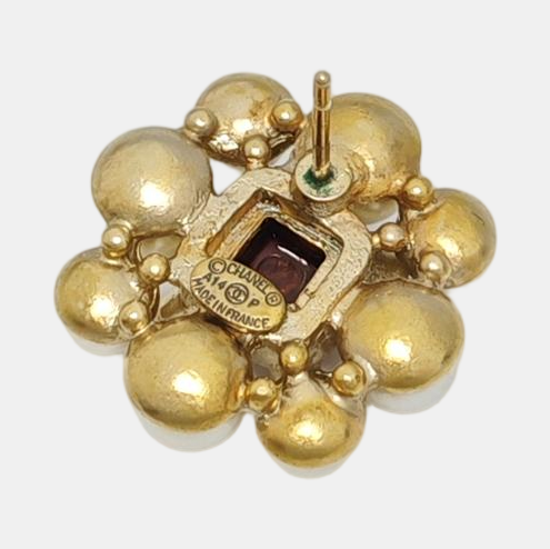 Metal Gold Stud Earrings