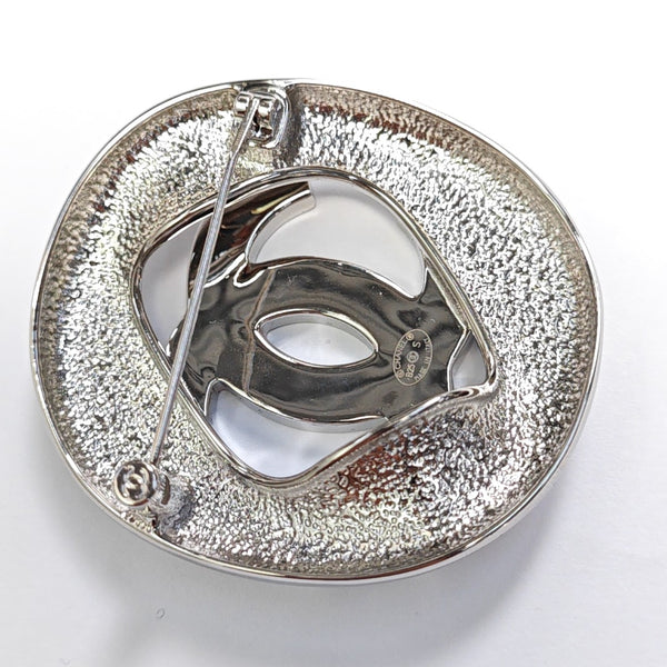 Metal Silver Brooch