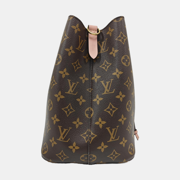 NÉONOÉ MM Monogram Coated Canvas Brown