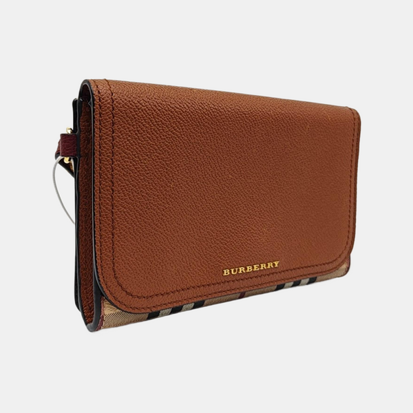 Calfskin Clutch Brown