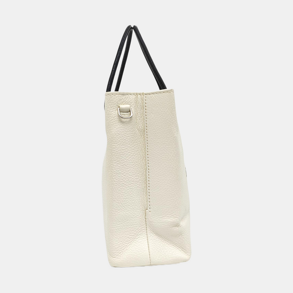 Shopping Bag Super Mini Calfskin White
