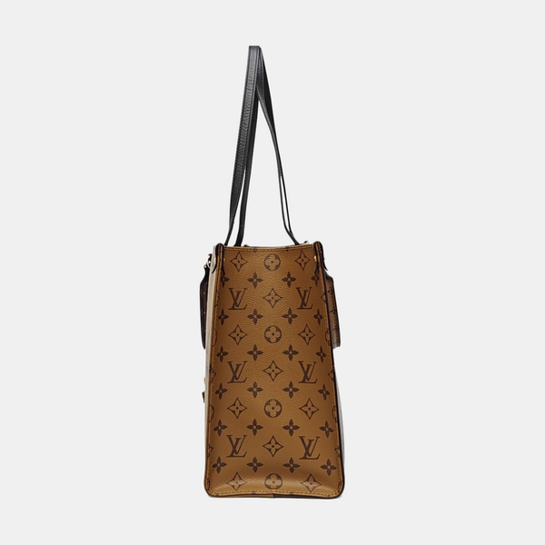 ONTHEGO MM Monogram Coated Canvas Brown