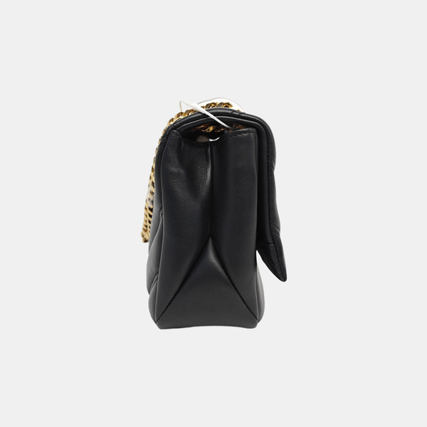 SERPENTI CABOCHON Small Quilted Calfskin Black
