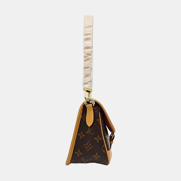 DIANE Monogram Coated Canvas Brown