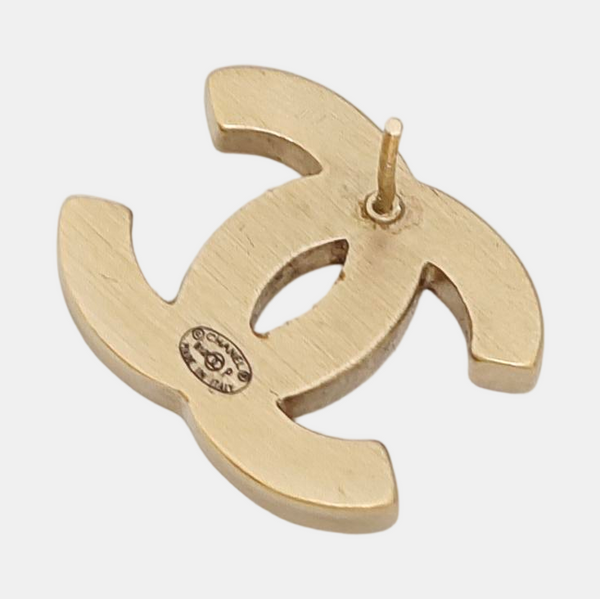 Metal Gold Stud Earrings