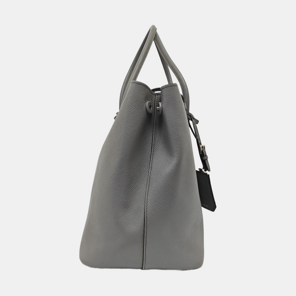 Calfskin Tote Bag Gray