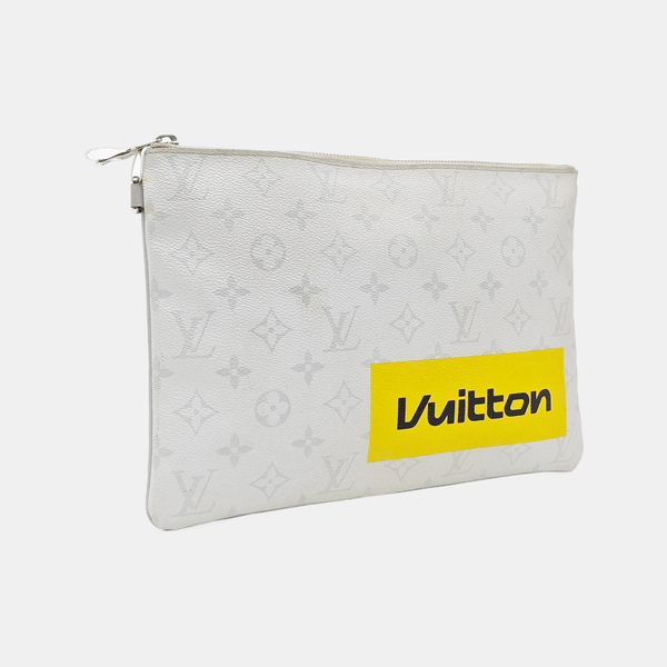POCHETTE CHAINE GM Monogram Coated Canvas White