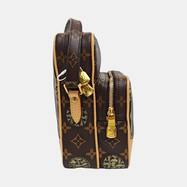 AMAZON Monogram Coated Canvas Brown