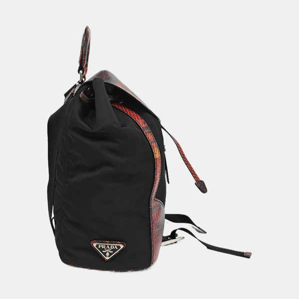 Nylon Backpack Black