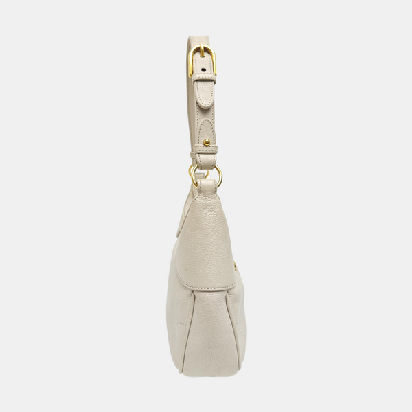 Aphrodite Small Calfskin White