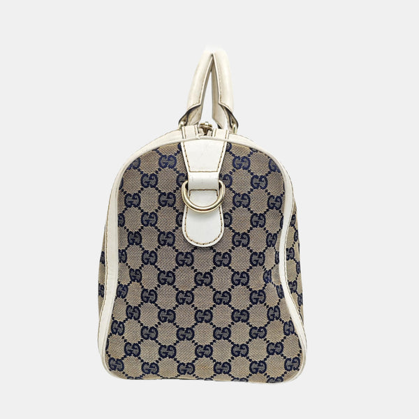 Boston Monogram Canvas Gray