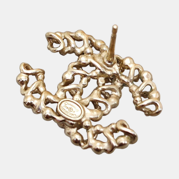 Metal Gold Stud Earrings