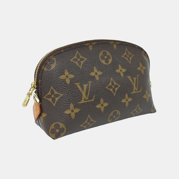 COSMETIC PM Monogram Coated Canvas Brown