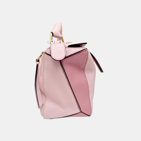 Puzzle Medium Calfskin Pink
