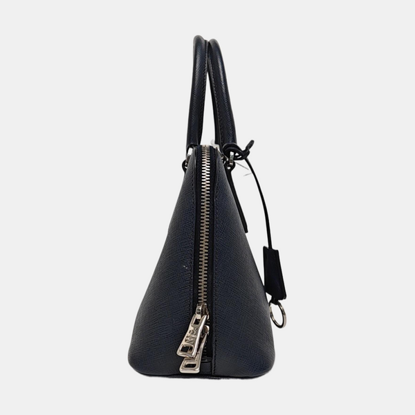 Promenade Small Saffiano Calfskin Blue