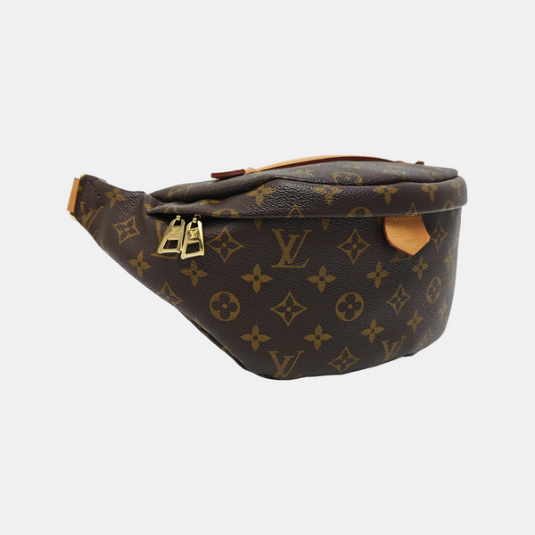 BUMBAG Monogram Coated Canvas Brown