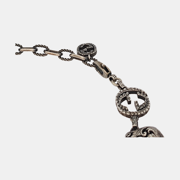 925 Sterling Silver Gray Necklace