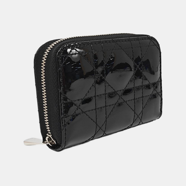 Lady Dior Cannage Patent Leather Black