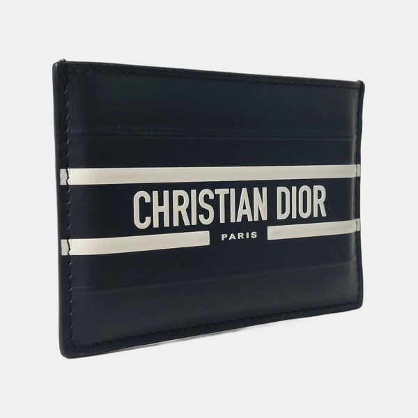 Calfskin Card Holder Blue