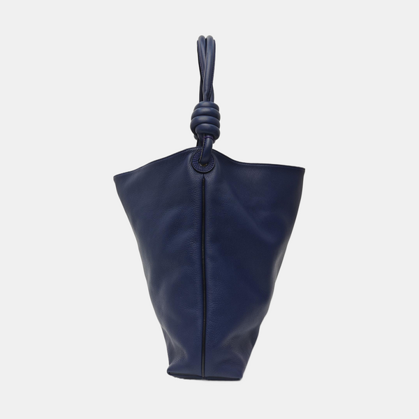 Calfskin Shoulder Bag Blue