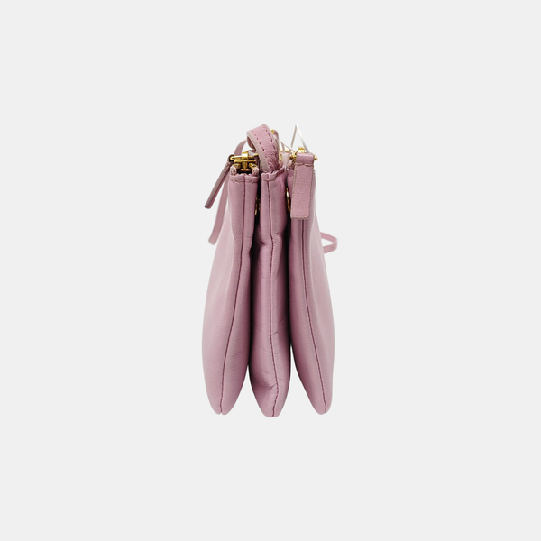 TRIO Small Calfskin Pink