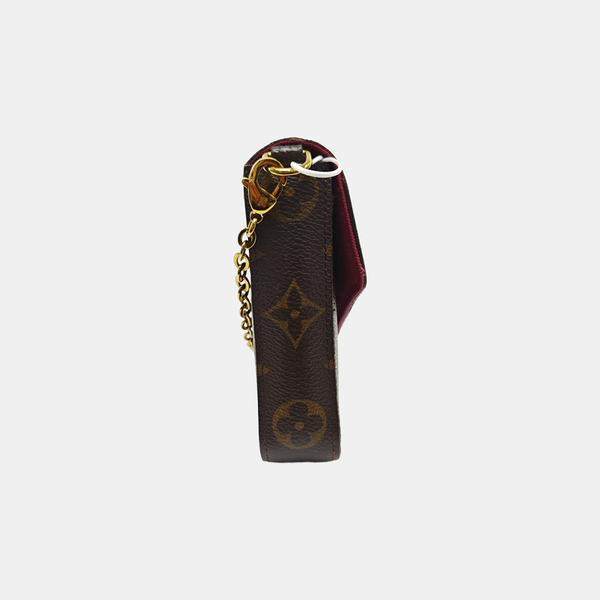 FÉLICIE Monogram Coated Canvas Brown