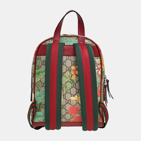 GG Blooms Monogram Coated Canvas Beige