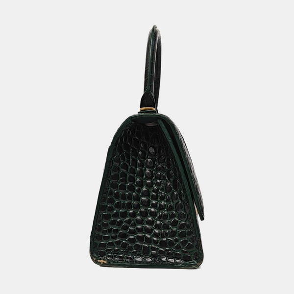 Hourglass S Calfskin Green