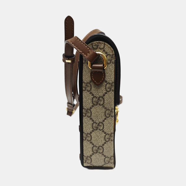 Horsebit 1955 Mini Coated Canvas Beige