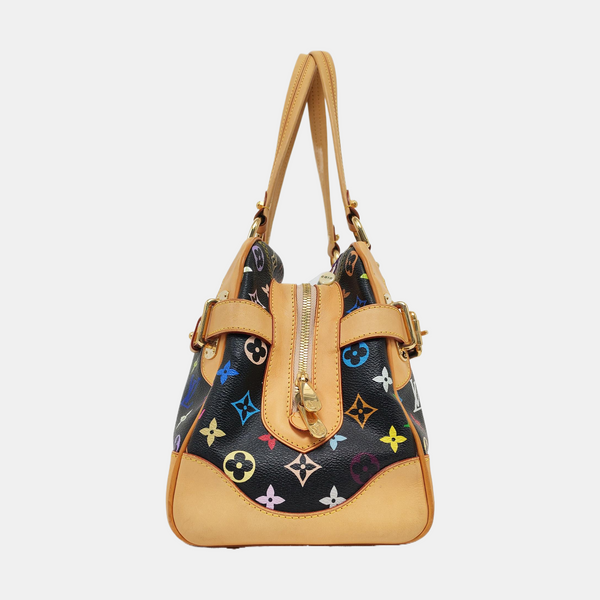 CLAUDIA Monogram Coated Canvas Black