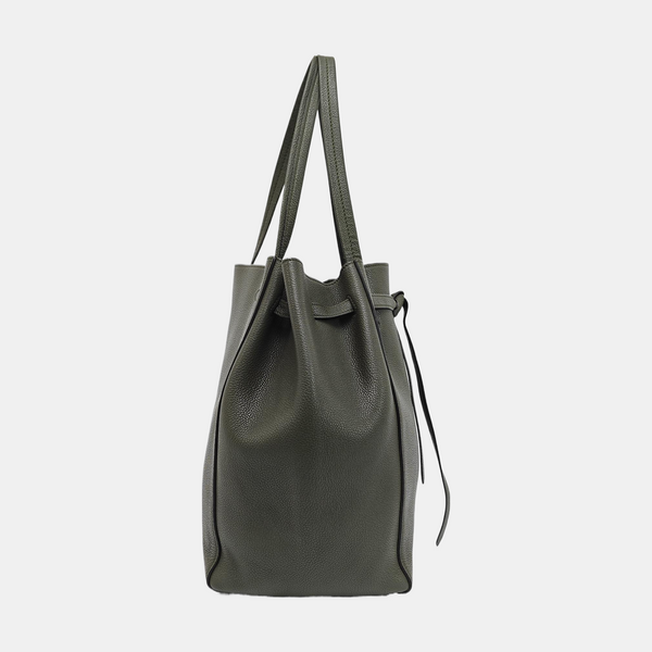 CABAS PHANTOM Small Calfskin Green