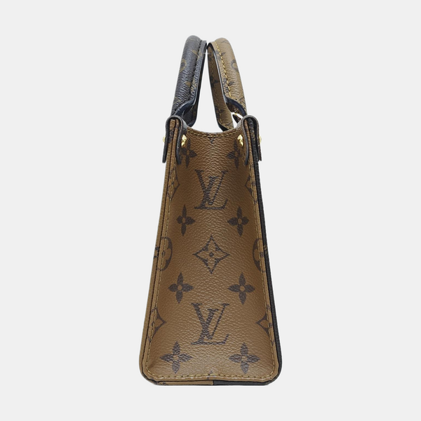 ONTHEGO BB Lona Revestida Monogram Marrón