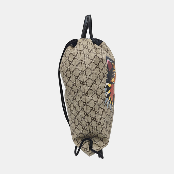 GG Supreme Monogram Coated Canvas Beige