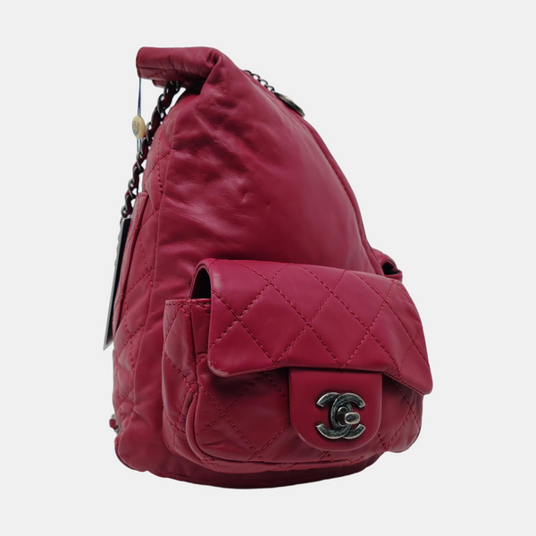 Quilted Calfskin Red