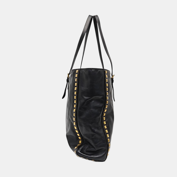 Calfskin Tote Bag Black