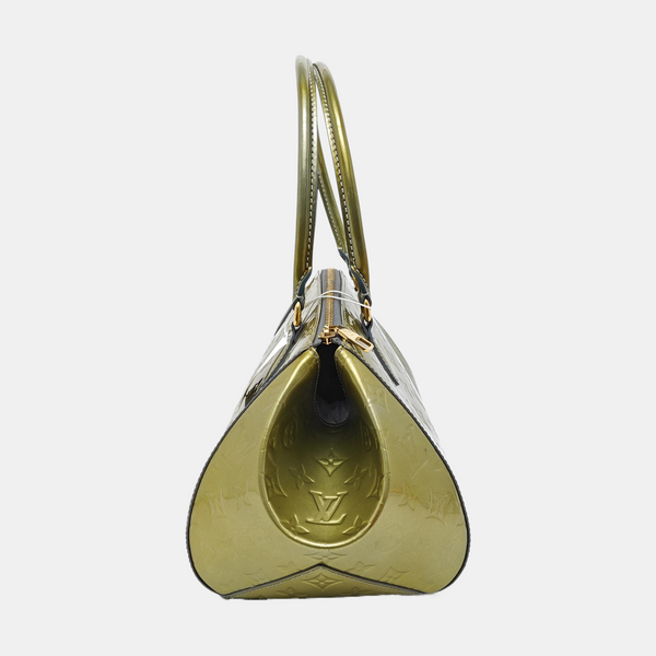 SHERWOOD Monogram Patent Leather Green
