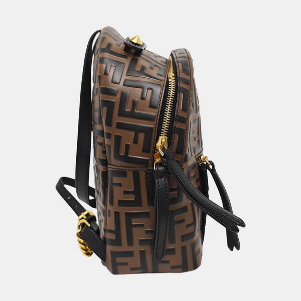 Calfskin Backpack Mini Brown
