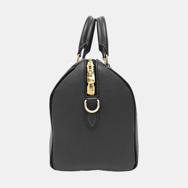 SPEEDY 25 Monogram Calfskin Black