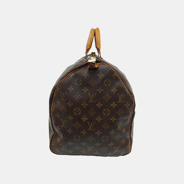 SAC SOUPLE 55 Monogram Coated Canvas Brown