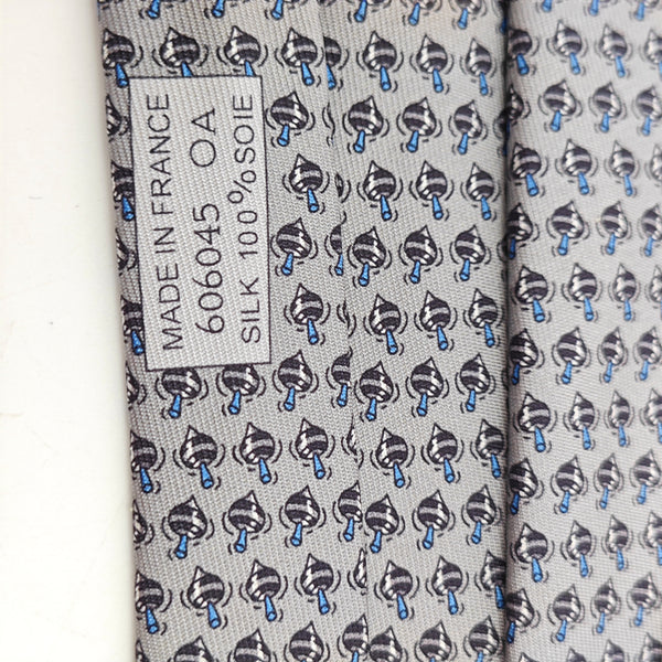 Mulberry Silk Tie Gray