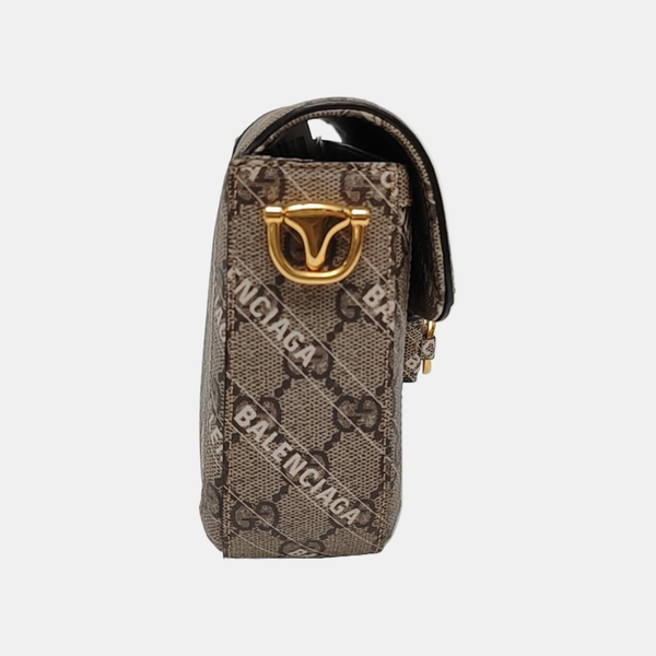 The Hacker Project Mini Monogram Coated Canvas Gray