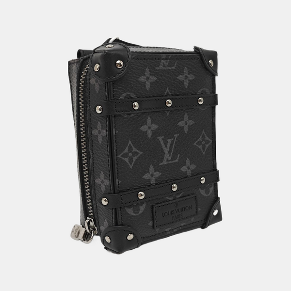 SOFT TRUNK Monogram Coated Canvas Black